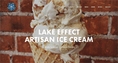 Desktop Screenshot of lakeeffecticecream.com