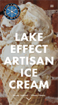 Mobile Screenshot of lakeeffecticecream.com